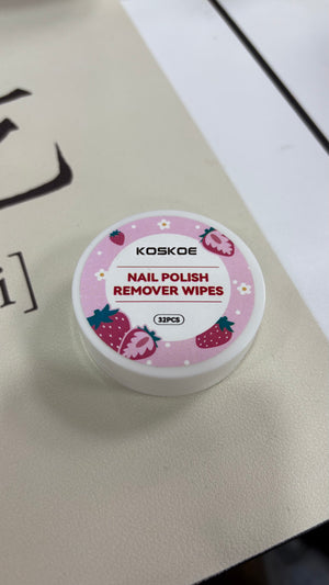 Wipes Impregnated With Nail Polish Remover Shine Myself