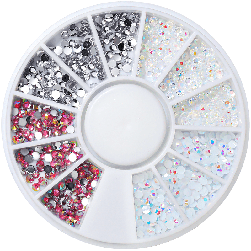 Resin Rhinestones Nail Wheel Decoration DIY Nails BORN PRETTY