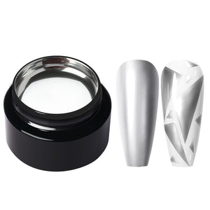 Silver Metallic Drawing Gel Gel Nail Polish BORN PRETTY