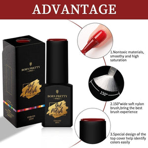 Black Color Gel Polish #46 15ml Gel Nail Polish BORN PRETTY