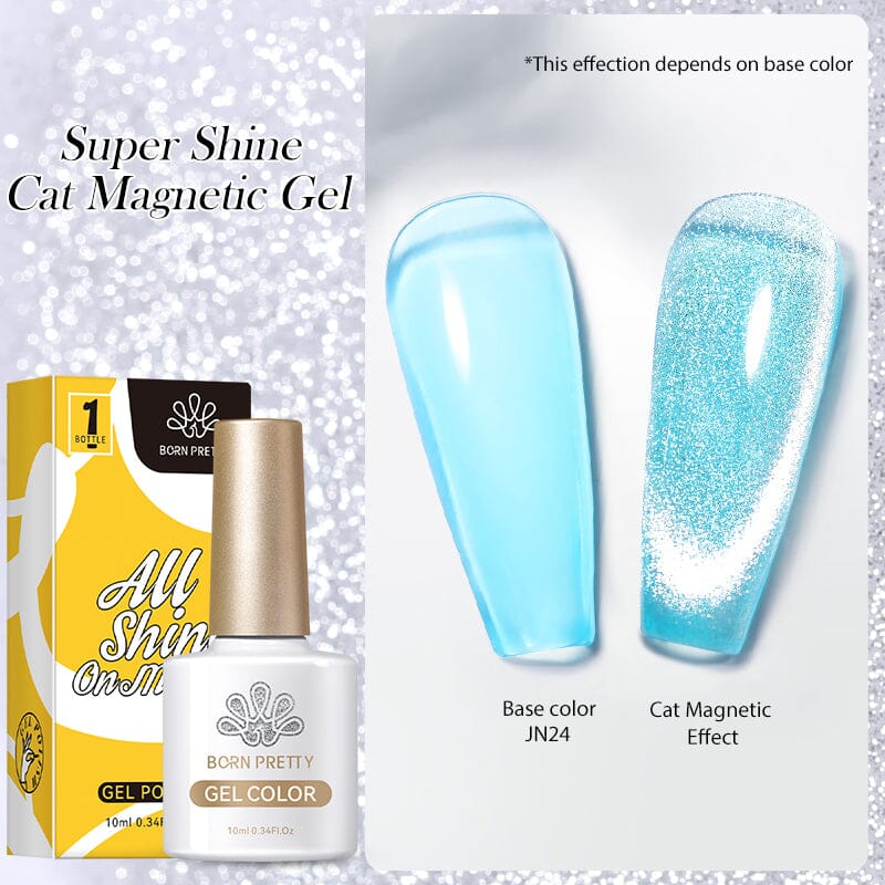 Super Shine Cat Magnetic Gel 10ml Gel Nail Polish BORN PRETTY
