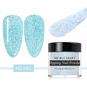 Dipping Nail Powder 10ml Dreamy Girl Walking in the Forest Nail Powder NICOLE DIARY ND-H03