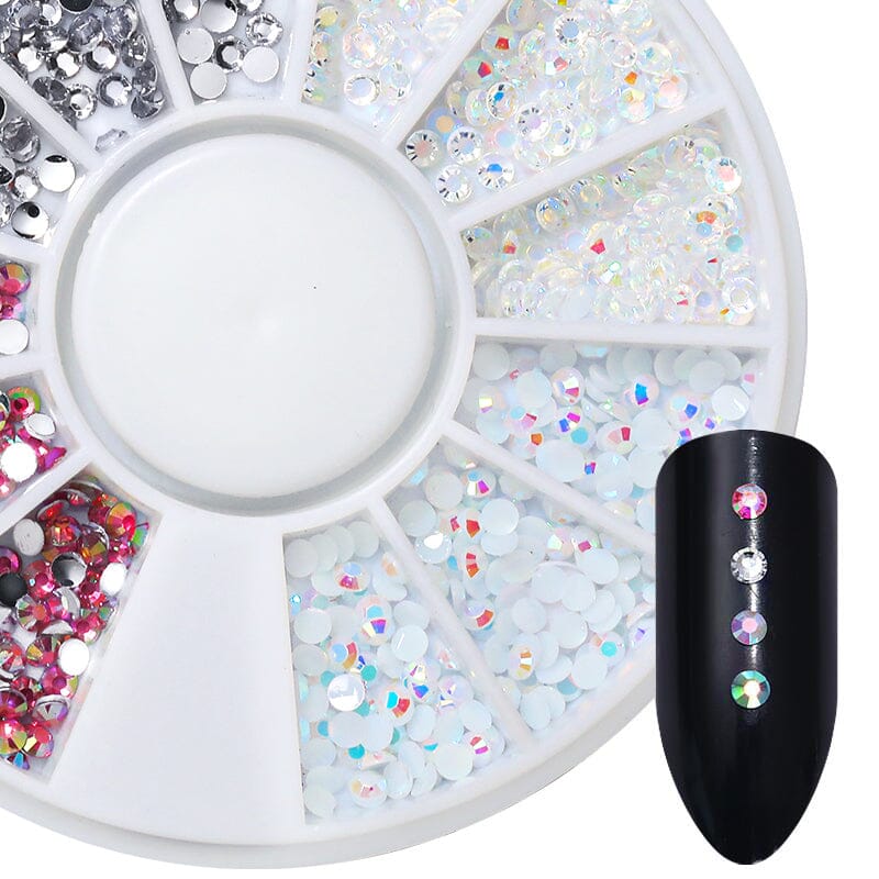Resin Rhinestones Nail Wheel Decoration DIY Nails BORN PRETTY