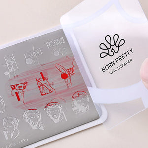 Transparent Stamping Nail Scraper Stamping Nail BORN PRETTY