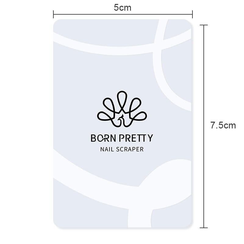 Transparent Stamping Nail Scraper Stamping Nail BORN PRETTY