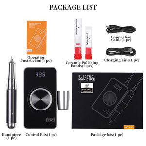 35000RPM Nail Drill Machine Rechargeable Nail Tools BORN PRETTY
