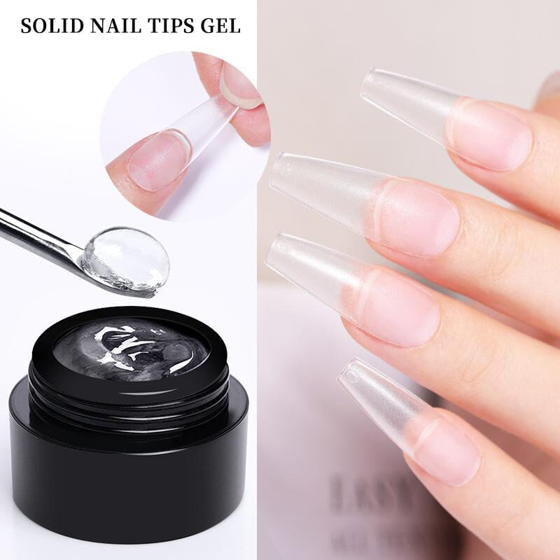 Transparent Solid Nail Tips Gel 5g Tools & Accessories BORN PRETTY