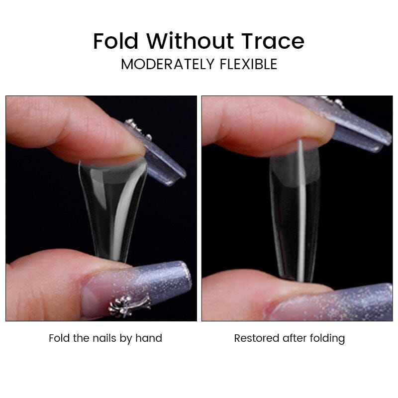 Almond Soft Gel Tips 550pcs Nail Tools BORN PRETTY