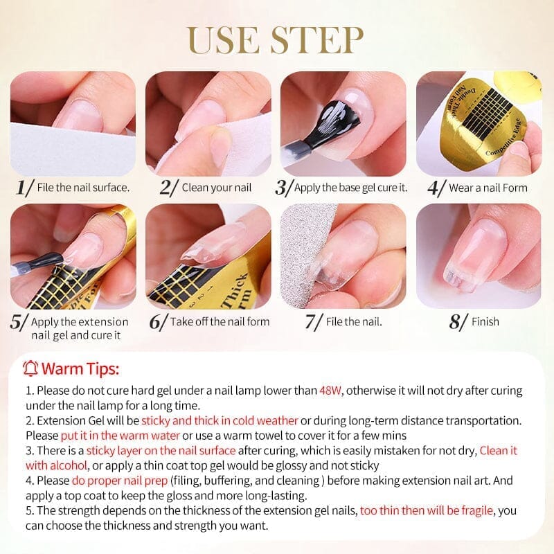 Extension Nail Gel EG08 30ml Gel Nail Polish BORN PRETTY