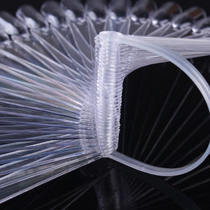 32Pcs Transparent Fan Display Nail Tips Tools & Accessories BORN PRETTY