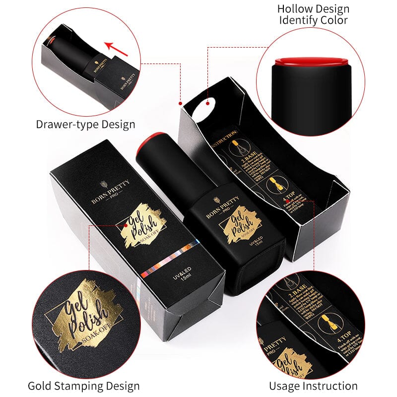 BORN PRETTY Pro 15ml Color Trubuty Series Gel Nail Polish Gel Nail Polish BORN PRETTY