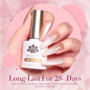 Snowlight - Jelly Pink Magnetic Gel 6 Colors 10ml Gel Nail Polish BORN PRETTY