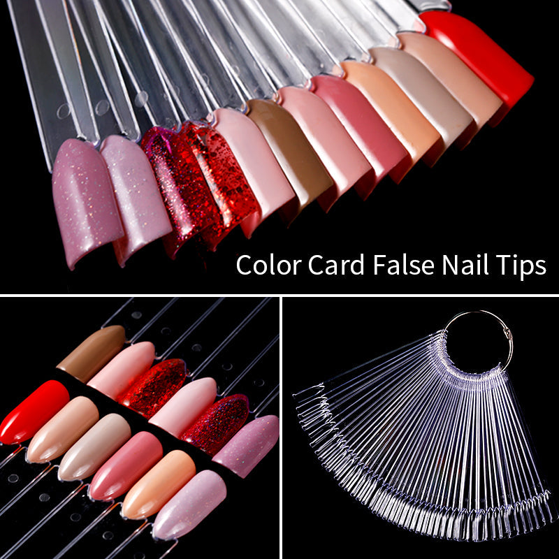 Transparent - 50pcs False Nail Tips for Display Tools & Accessories BORN PRETTY
