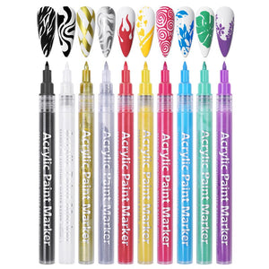 Nail Graffiti Pen Nail Tools BORN PRETTY 10 Colors