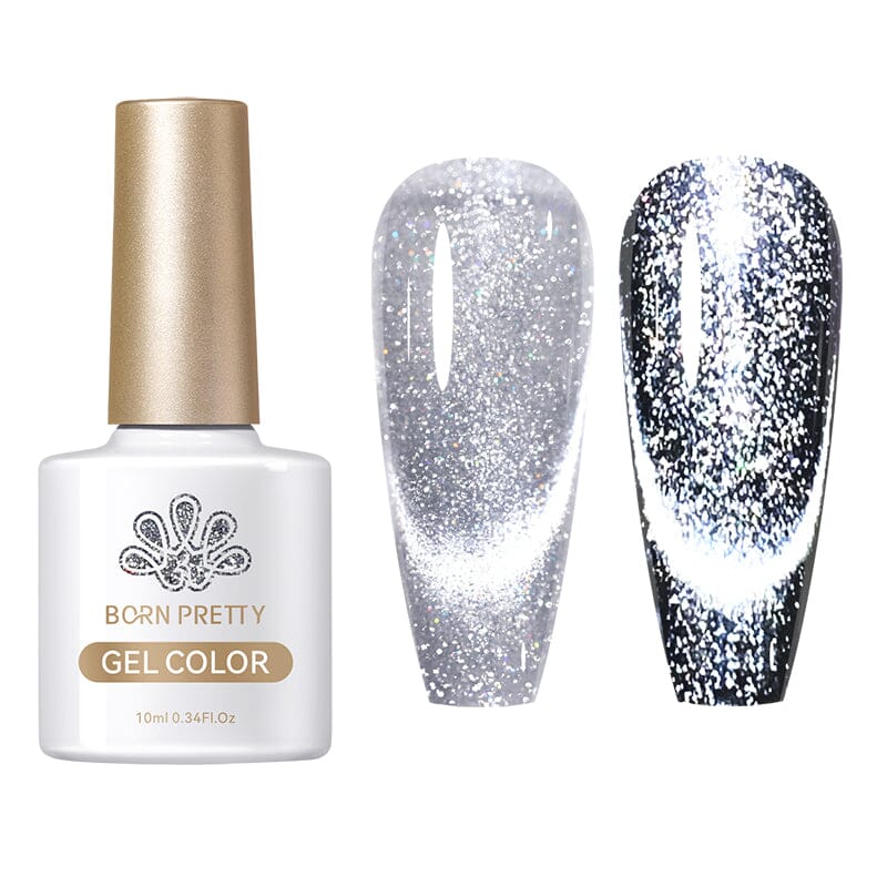 Reflective Cat Magnetic Gel 10ml 01 Gel Nail Polish BORN PRETTY 