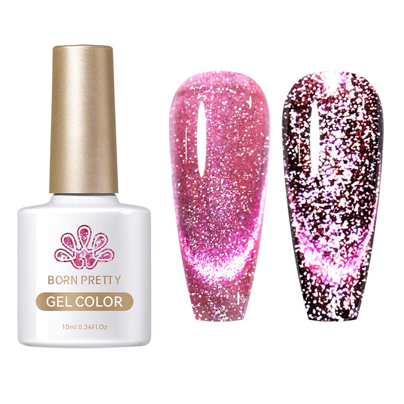 Reflective Cat Magnetic Gel 10ml 02 Gel Nail Polish BORN PRETTY 