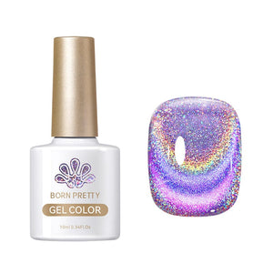 Rainbow Glass Cat Magnetic Gel 10ml RG05 Gel Nail Polish BORN PRETTY 