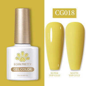 Yellow Nail Gel Polish CG018 10ml Gel Nail Polish BORN PRETTY 