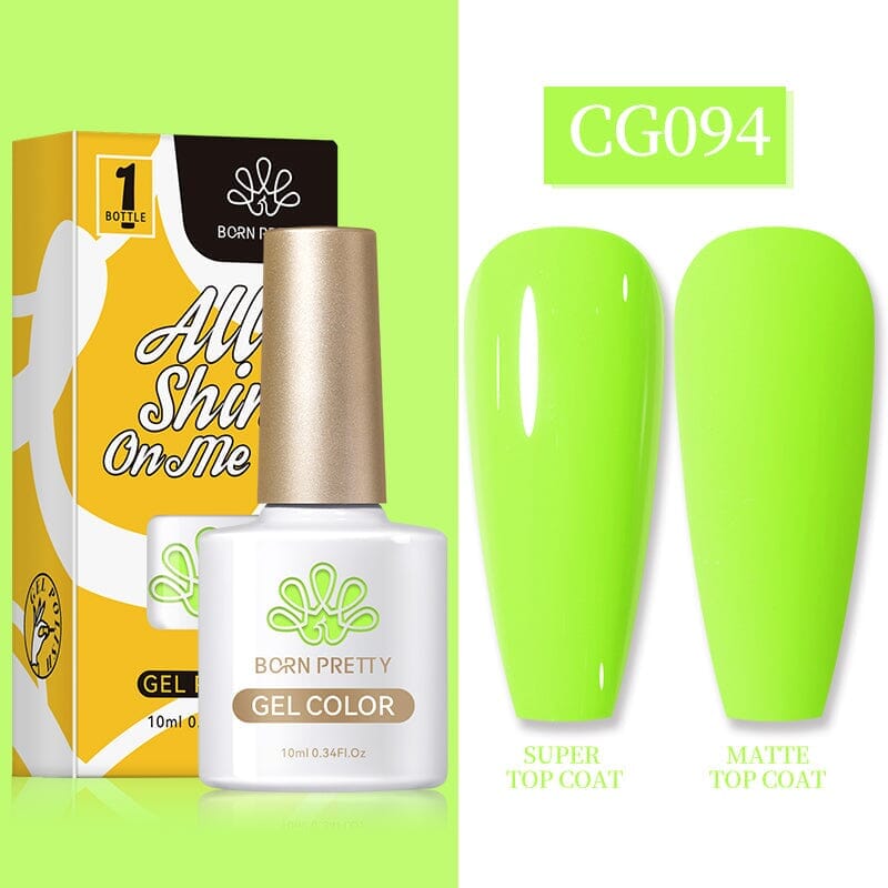 6 Colors Neon Gel Polish Set 10ml Gel Nail Polish BORN PRETTY 
