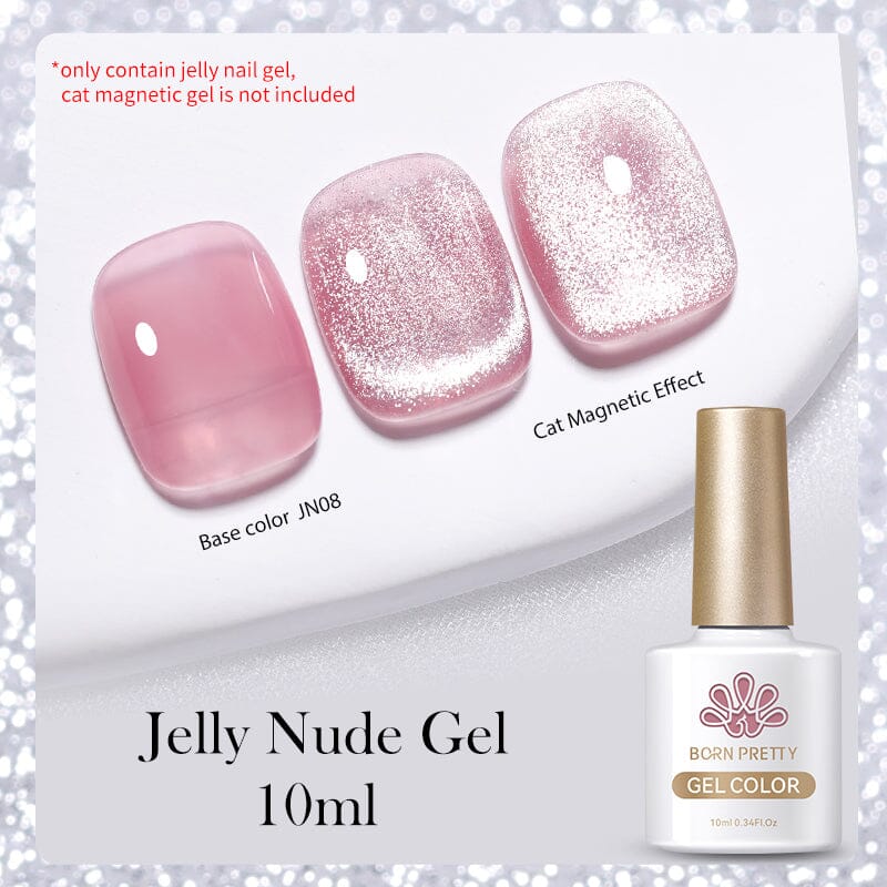 Super Shine Cat Magnetic Gel 10ml Gel Nail Polish BORN PRETTY JN08 