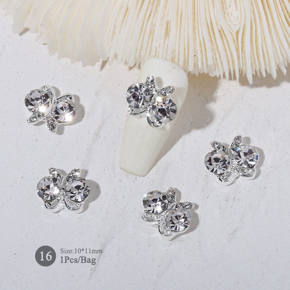 Butterfly Rhinestone Nail Decoration Nail Decoration BORN PRETTY 