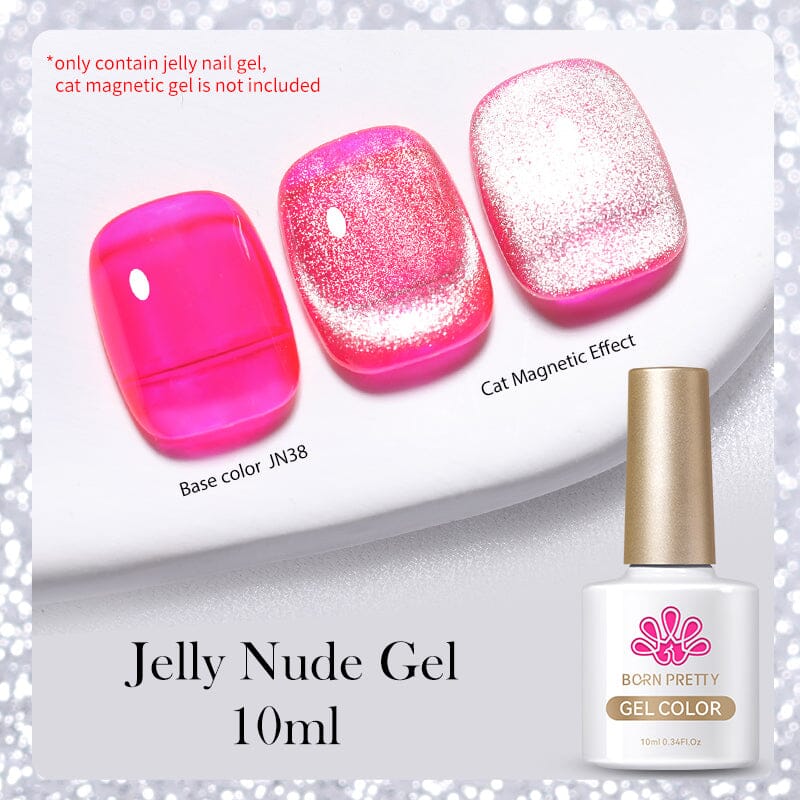 Super Shine Cat Magnetic Gel 10ml Gel Nail Polish BORN PRETTY JN38 