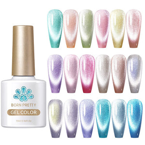 Sea Blue Cat Magnetic Gel 10ml Gel Nail Polish BORN PRETTY 