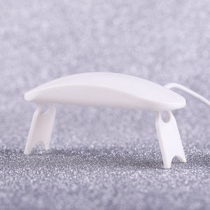 6W UV/LED Lamp Nail Dryer - White Nail Tools BORN PRETTY 