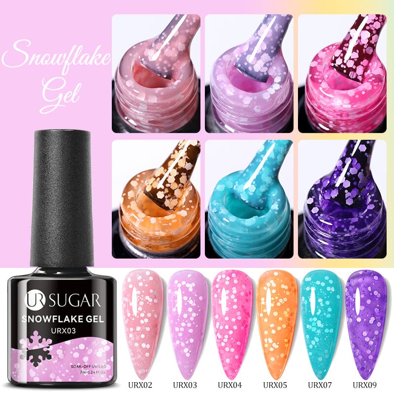 Snowflake Nail Gel Polish 7ml Gel Nail Polish UR SUGAR 