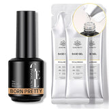 Base Gel 15ml (Bag) Base & Top Coat BORN PRETTY Set 2 