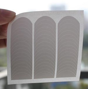 White French Tip Guides 3D Nail Stickers Nail Sticker No Brand 