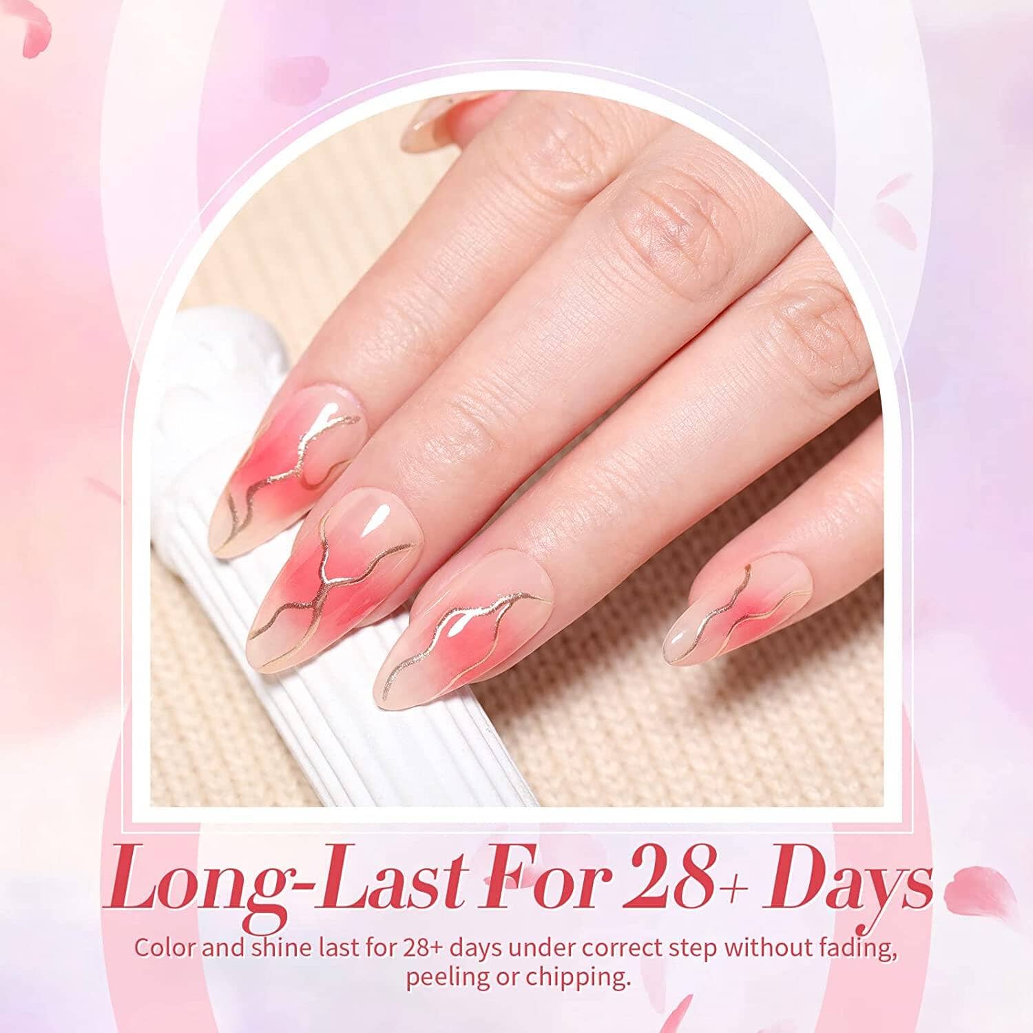 6 Colors Jelly Rose Series Gel Polish Set 7ml Gel Nail Polish BORN PRETTY 