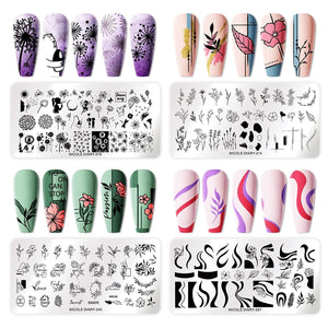 [US ONLY] 8Pcs Stamping Templates Set Stamping Nail BORN PRETTY 