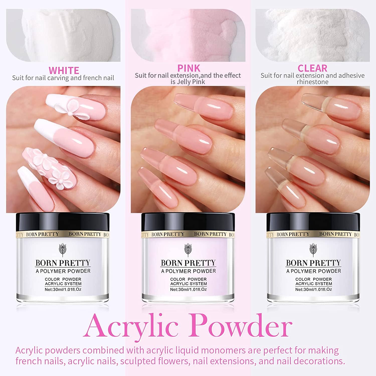 [US ONLY] Acrylic Powder Nail Kit BORN PRETTY 