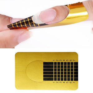 20pcs Gold Extension Nail Forms Tools & Accessories BORN PRETTY 