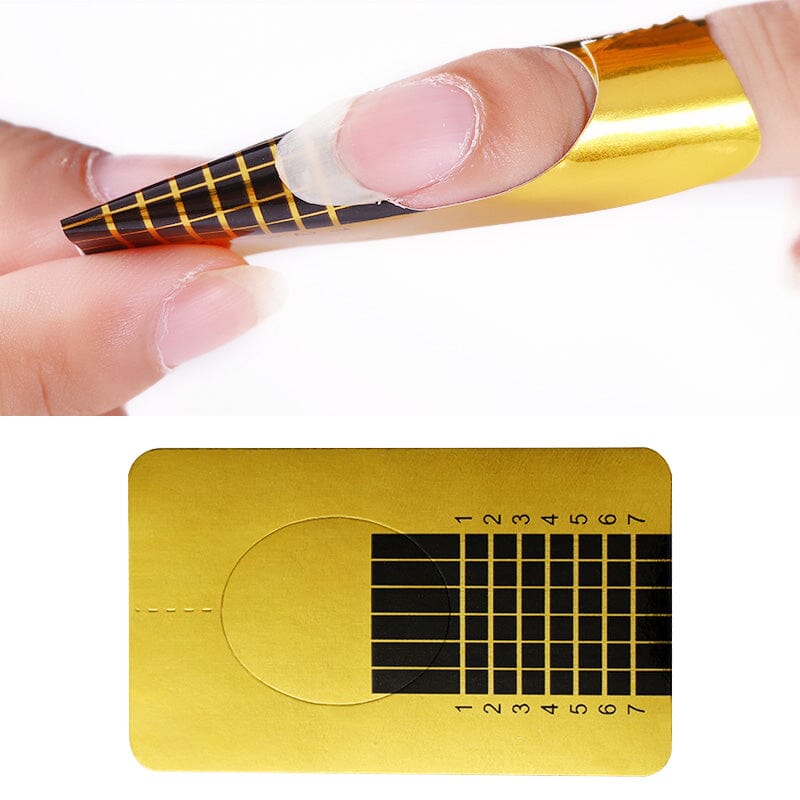 20pcs Gold Extension Nail Forms Tools & Accessories BORN PRETTY 