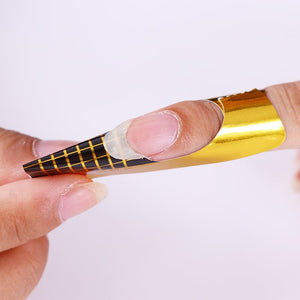 20pcs Gold Extension Nail Forms Tools & Accessories BORN PRETTY 