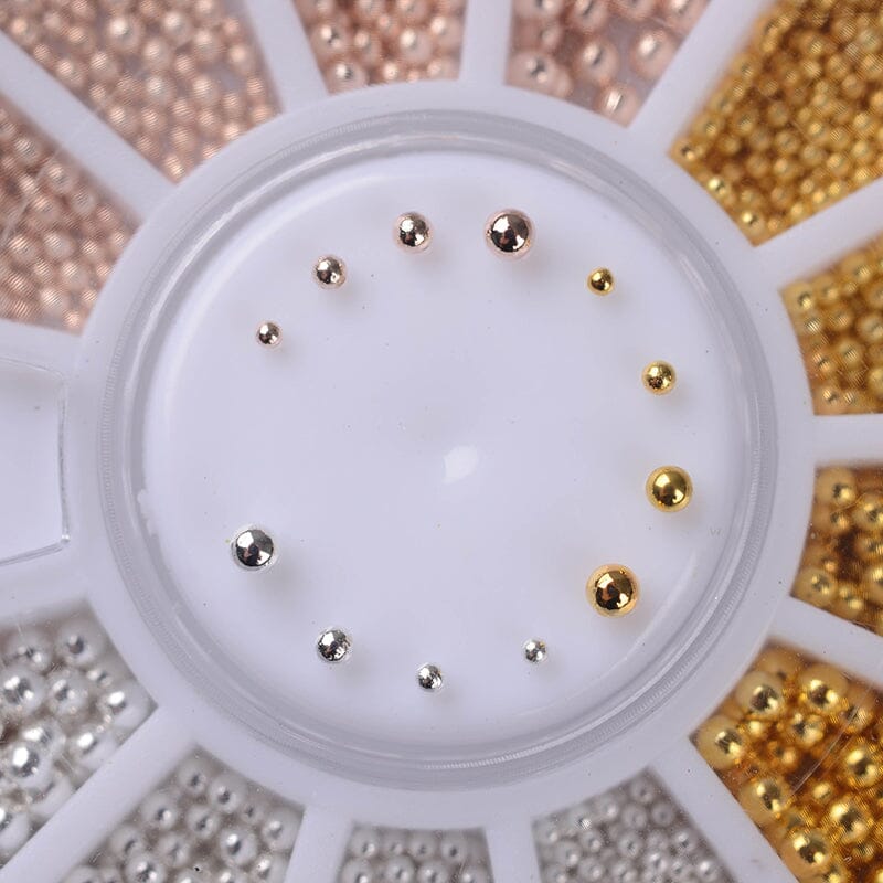 Metal Ball Nail Decoration in Wheel Nail Decoration BORN PRETTY 
