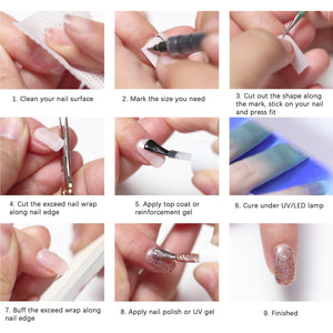 Pansement Ongles Soie Adhésif Protecteur Ongles Renforçant