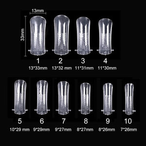 100pcs Mold Tips for Extension Nails Extension Nail Gel BORN PRETTY 