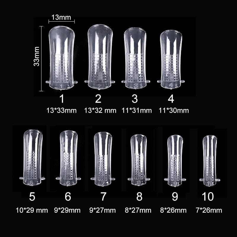 100pcs Mold Tips for Extension Nails Extension Nail Gel BORN PRETTY 