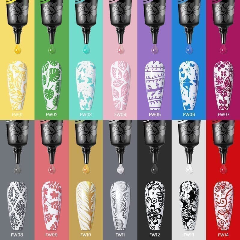 Stamping Gel Polish FW10 11g Nail Stamping BORN PRETTY 