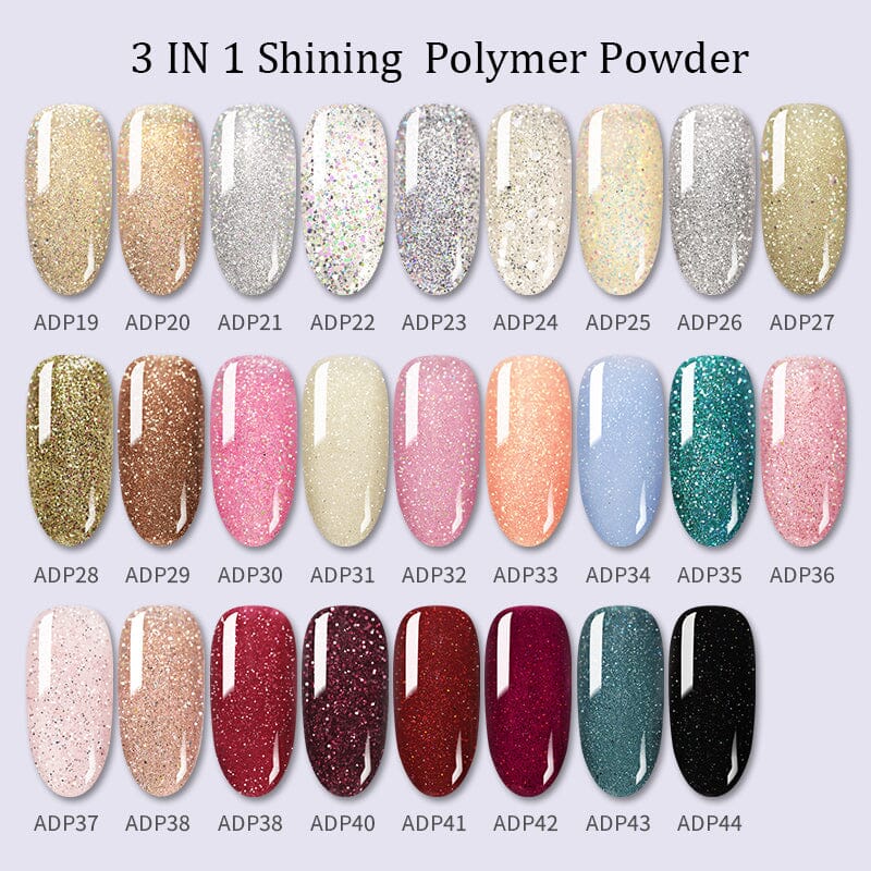 3 in 1 Polymer Powder Dipping Carving Extension Acrylic Powder ADP26 10ml Nail Powder BORN PRETTY 