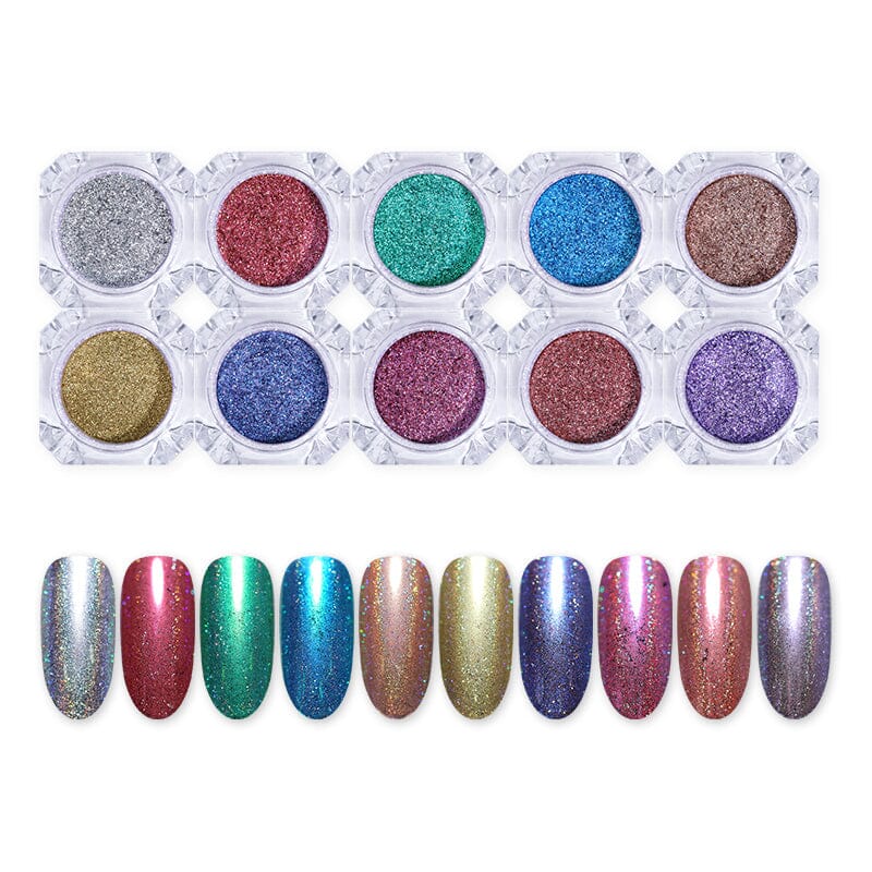 Iridescent Mirror Powder Nail Powder BORN PRETTY 
