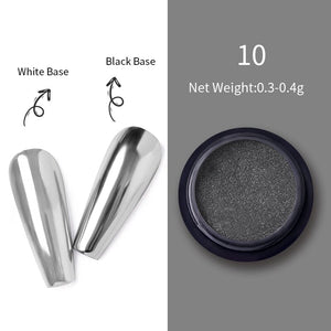 Metallic Mirror Effect Chrome Nail Powder #10 Nail Powder BORN PRETTY 