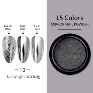 Metallic Mirror Effect Chrome Nail Powder #10 Nail Powder BORN PRETTY 