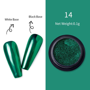 Metallic Mirror Effect Chrome Nail Powder #14 Nail Powder BORN PRETTY 