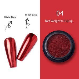 Metallic Mirror Effect Chrome Nail Powder #04 Nail Powder BORN PRETTY 