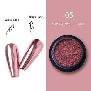 Metallic Mirror Effect Chrome Nail Powder #05 Nail Powder BORN PRETTY 