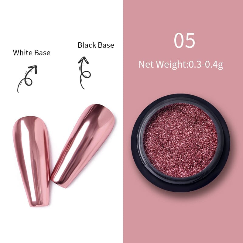 Metallic Mirror Effect Chrome Nail Powder #05 Nail Powder BORN PRETTY 